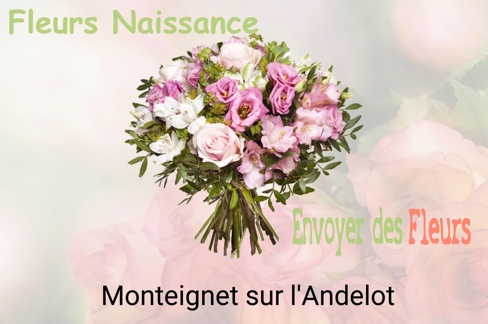 Bouquet de fleurs de naissance livré à Monteignet-sur-l'Andelot