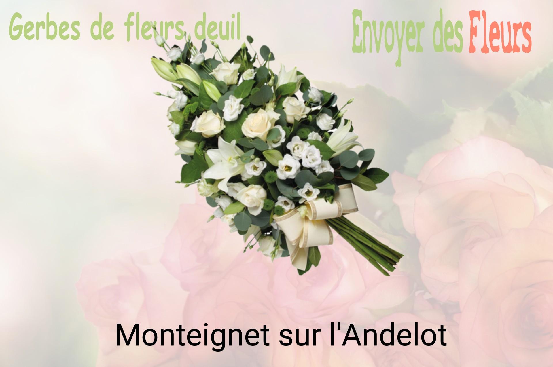 Gerbe de fleurs de deuil livrée à Monteignet-sur-l'Andelot
